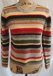 NYC multicolor striped sweater